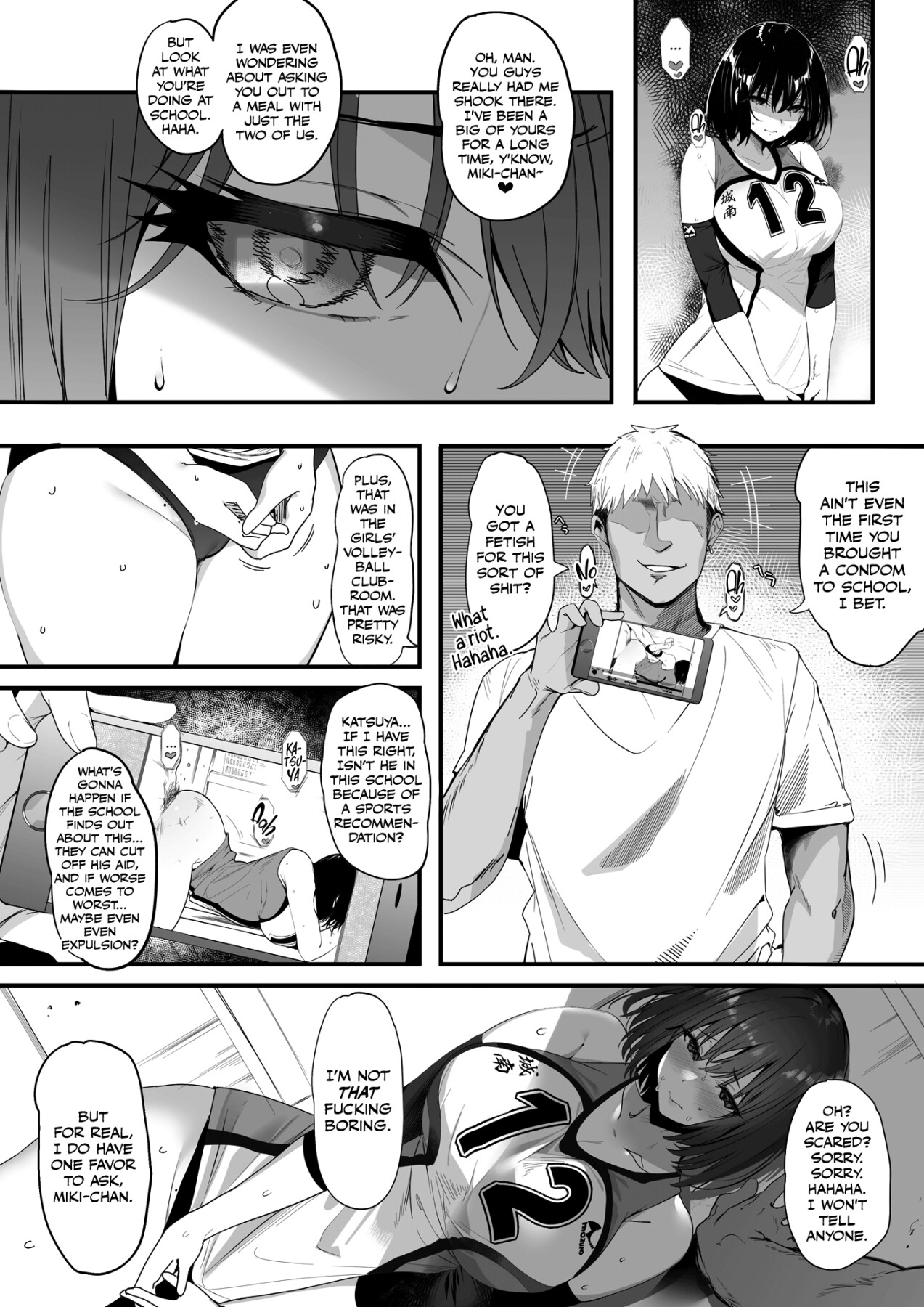 Hentai Manga Comic-The Tall, Innocent-looking Volleyball Player Girlfriend Becomes Senpai's-Read-12